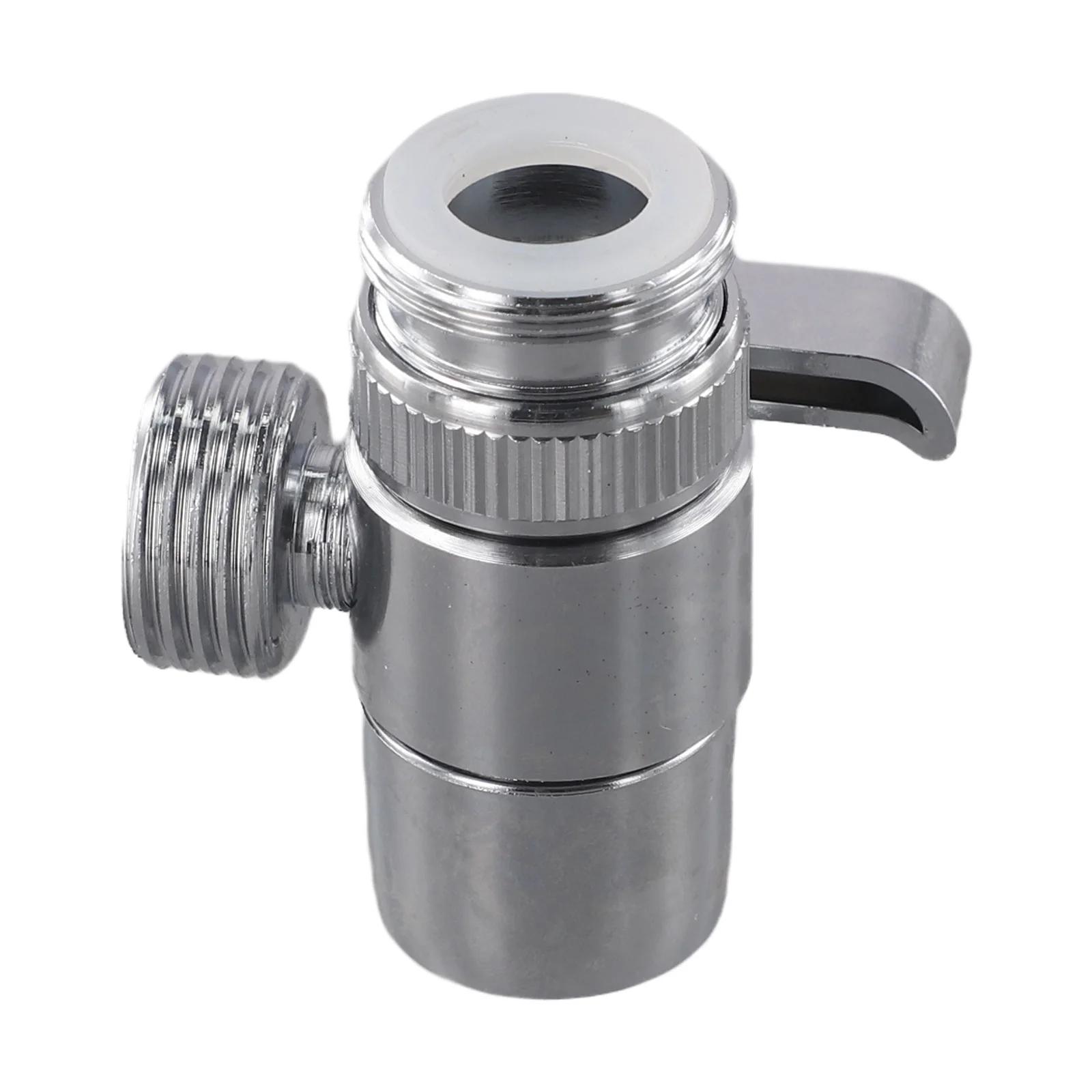 Washing Faucet Switch Faucet Compatible Connector Machine Faucet Multifunctional 3 Way Automatic Water Stop Valve Distributor