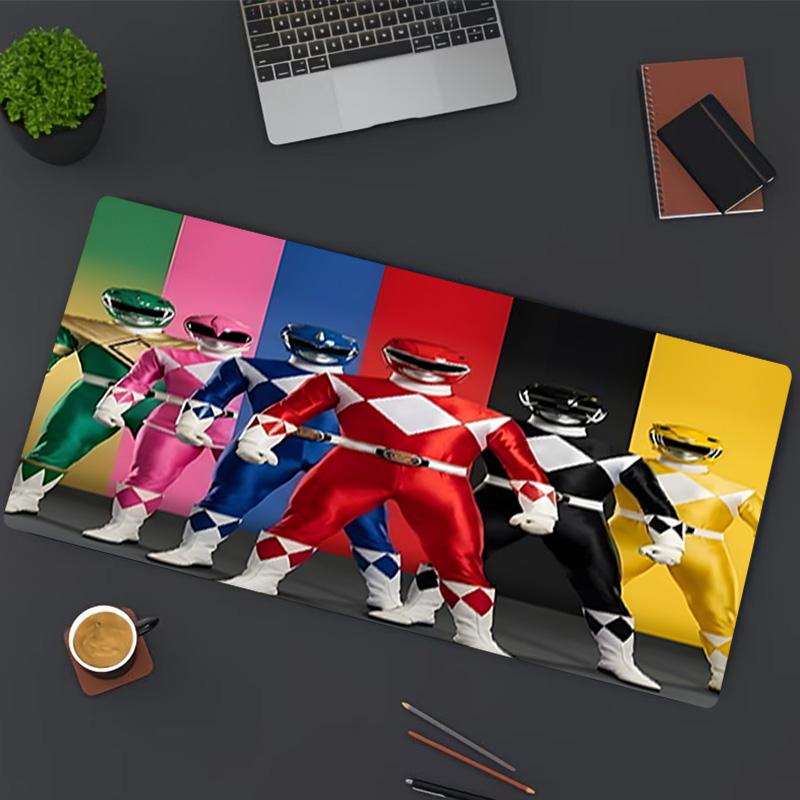 Mighty Morphin Power Rangers Print Mouse Pad, for Keyboard Pad Laptop PC Mat for Office Home Use, Desk Decor, Perfect Birthday Gift for Gamers