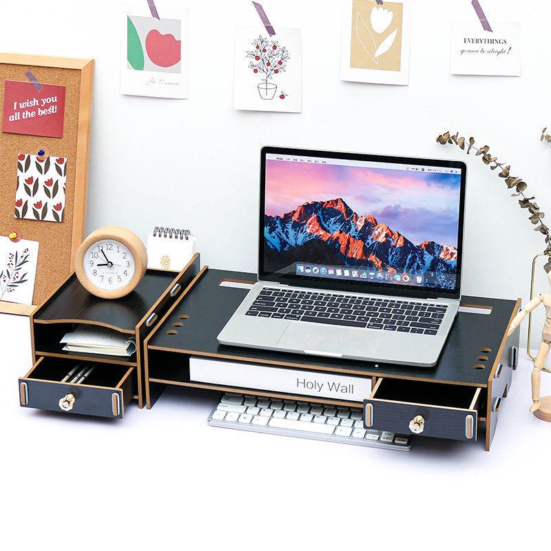 Ergonomic Laptop Cooling Stand with Storage