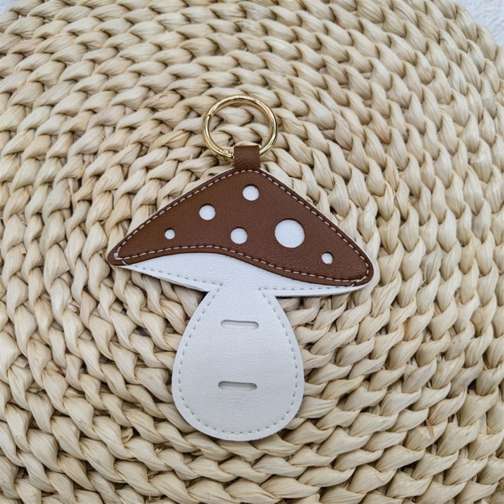 DIY Mushroom Shaped Keychain Hanger Sunglasses Holder Lovely Sunglasses Bag Bag Ornament
