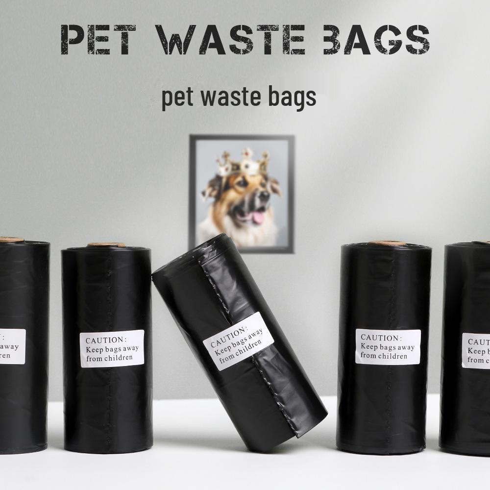 Biodegradable Black Dog Poop Bags - Eco-friendly, EPI-Certified, Cross-Border Hot Seller