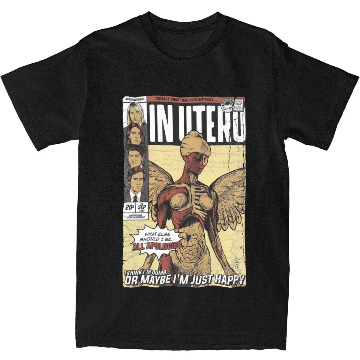 

Casual in Utero Kurt Cobain T Shirt Women Tee Shirt Adult Clothes Women Clothing Graphic T Shirts Personality Harajuku Aesthetic 4XL