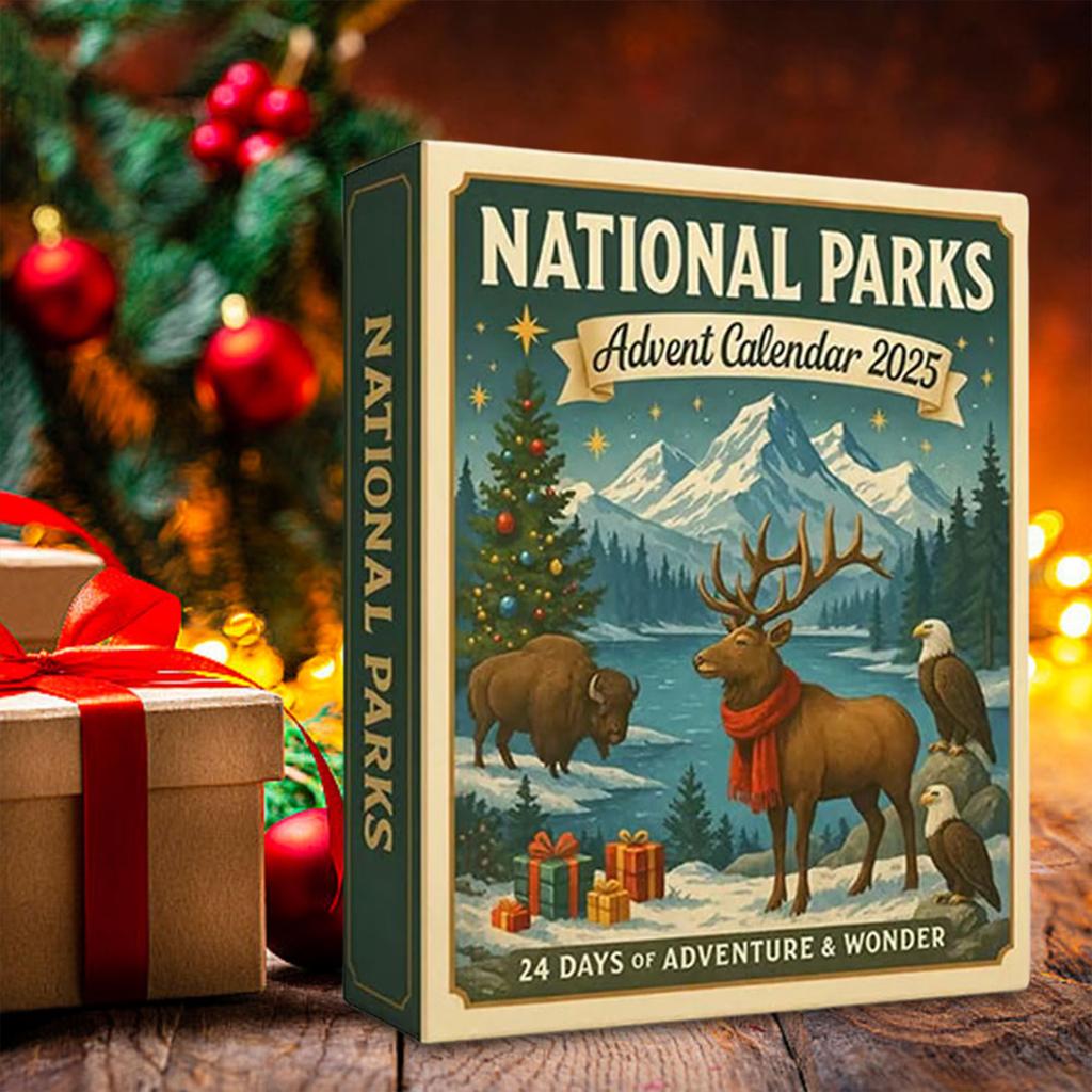 National Parks Christmas Advent Calendar Christmas Tree Ornaments Xmas Countdown Calendar for Nature Lovers Collectible Gift