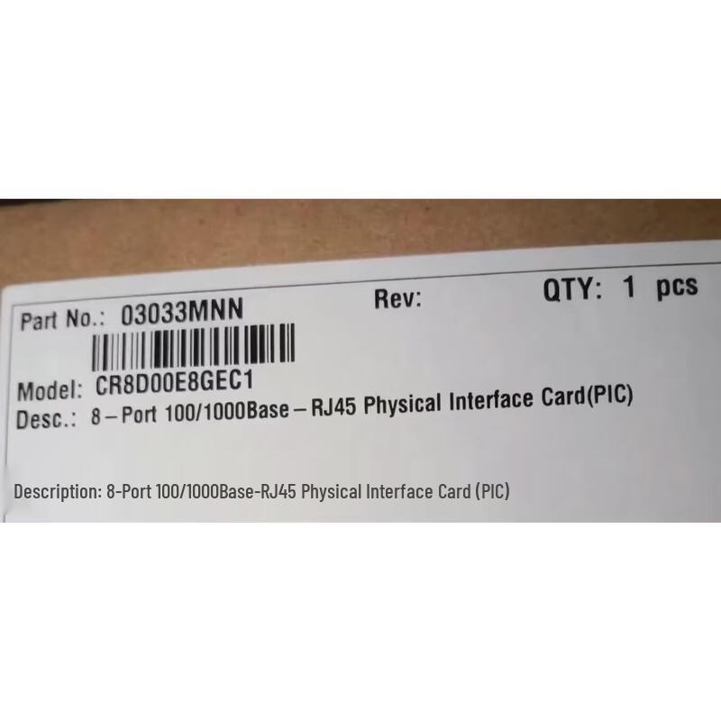 Huawei CR8D00E8GEC1 8-Port RJ45 Gigabit Ethernet PIC