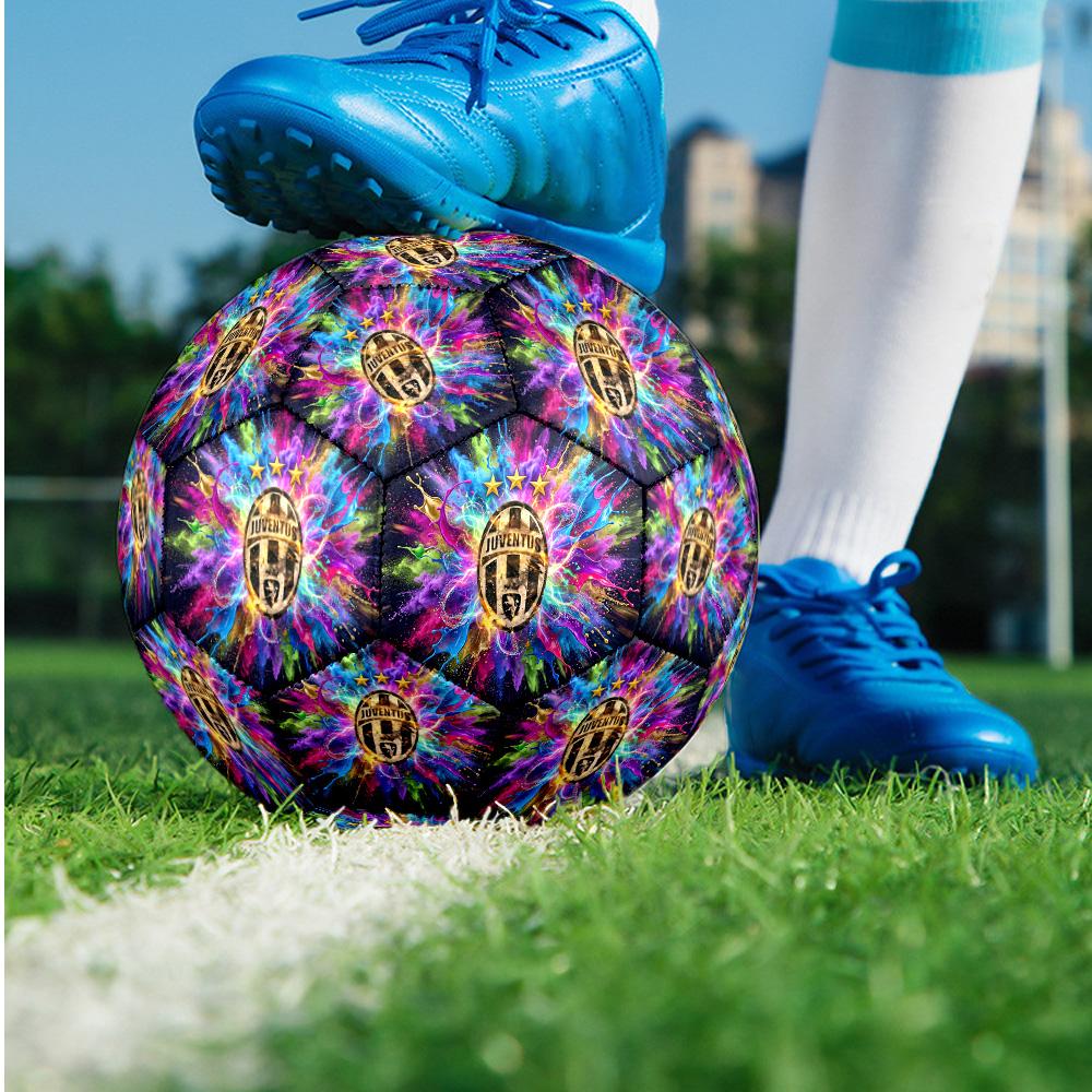 Pallone da calcio a tema Juventus FC Taglia 5 Pallone da calcio Tocco Morbido Pallone da calcio Professionale per Allenamento per Sport all'Aperto