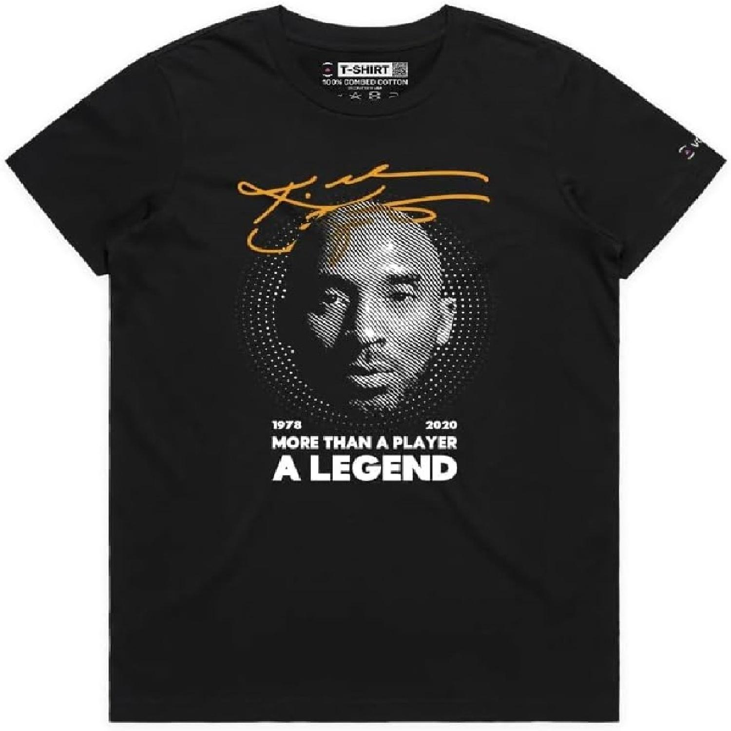 Спортивная футболка Kobe More Than a Legend с премиальным дизайном Футболка Los Angeles Superstar для фанатов баскетбола S