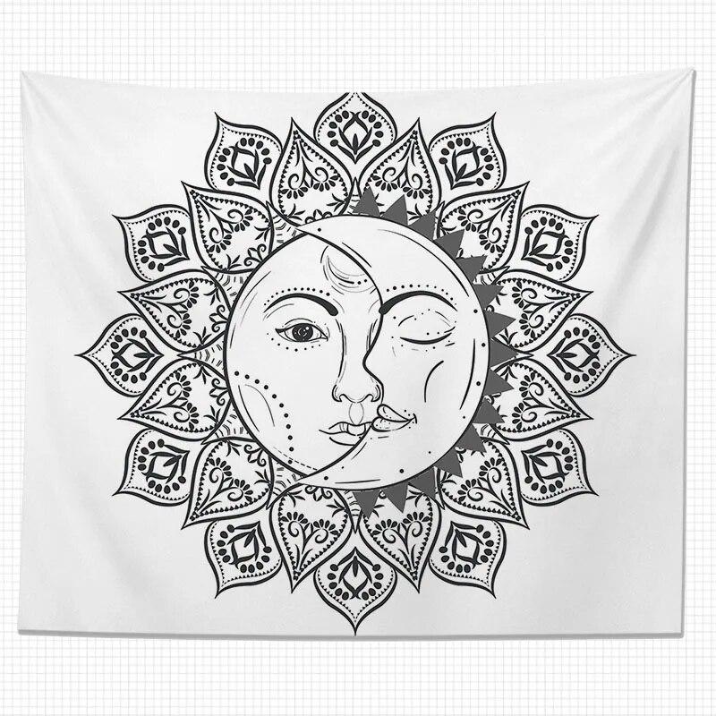 Tapiserie Zeul Soarelui Artă Totem de perete Decorare Acasă Sufragerie Agățat Pânză de fundal