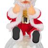 Christmas Singing Santa Toy Christmas Ornament with Music Gifts Christmas Santa Doll for Kids New Year Living Room Shelf Home