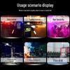 Battery-Powered LED Traffic Baton Glow Stick (54CM) - Multifunctional Warning & Concert Use