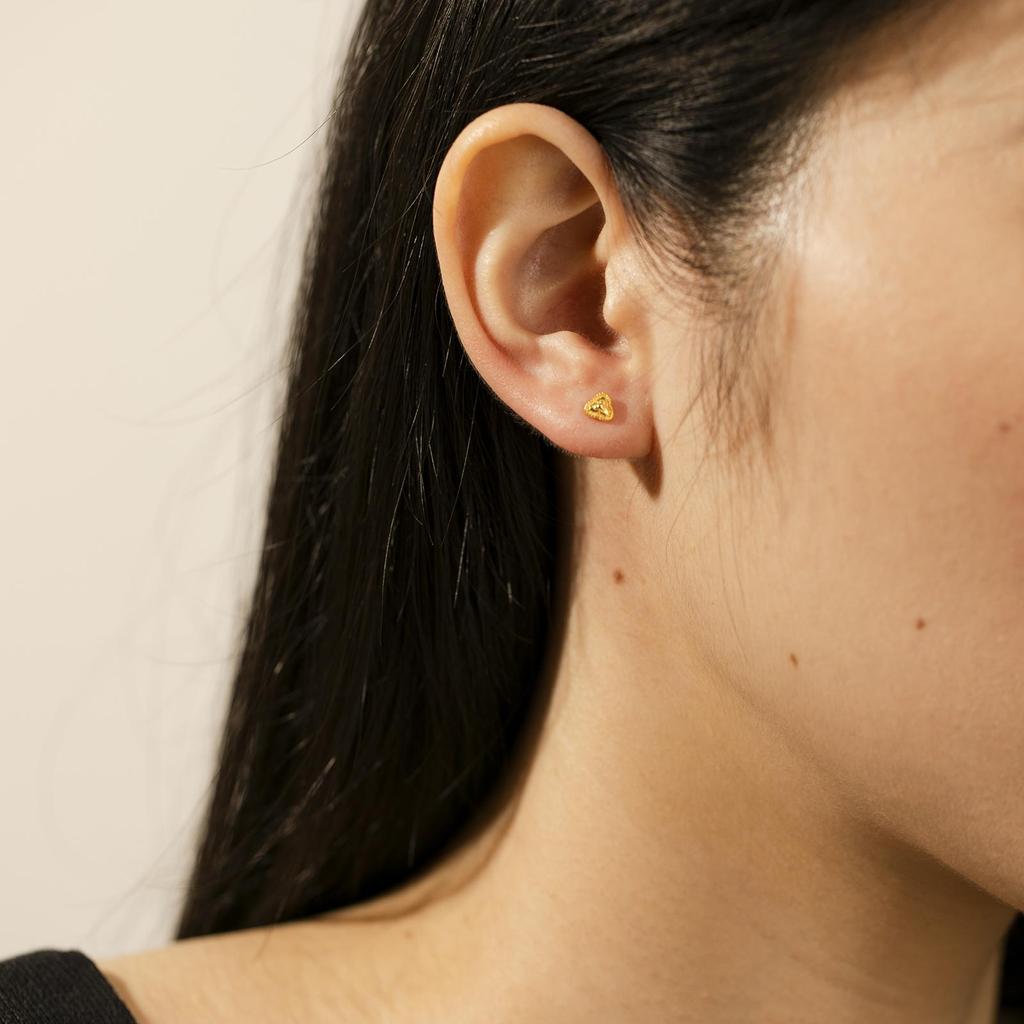 ANDYWEN 925 Sterlingsilber Gold Blume Zirkonia Ohrstecker Clips Piercing Frauen Feiner Schmuck