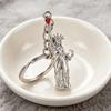 Keychain Pendant Statue of Liberty Design Lightweight Zinc Alloy Keychain with Lobster Clasp New York Landmark Accessory
