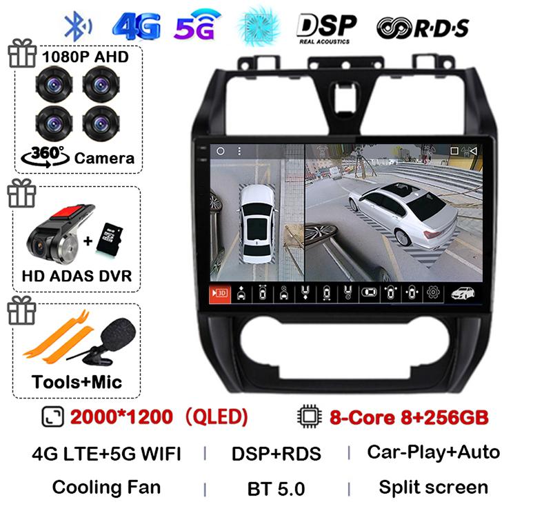 Android 14 Wireless CarPlay Auto Radio for Geely Emgrand EC7 1 2009-2016 4G+WIFI Car Radio Multimedia Video Player GPS Stereo BT