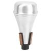 Trumpet Mute Straight Beginner Practice Silencer Universal Aluminum Alloy M25 Silver S