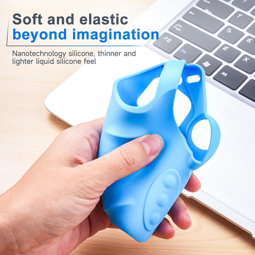 For Sony PlayStation 5 Controller Case Silicone Protective Cover with Joystick Caps