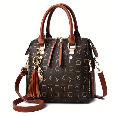 Chic Satchel & Crossbody Combo - Versatile Women's Handbag with Top Handle, Casual Shoulder Carry, Ideal for Everyday Elegance & Practical Use