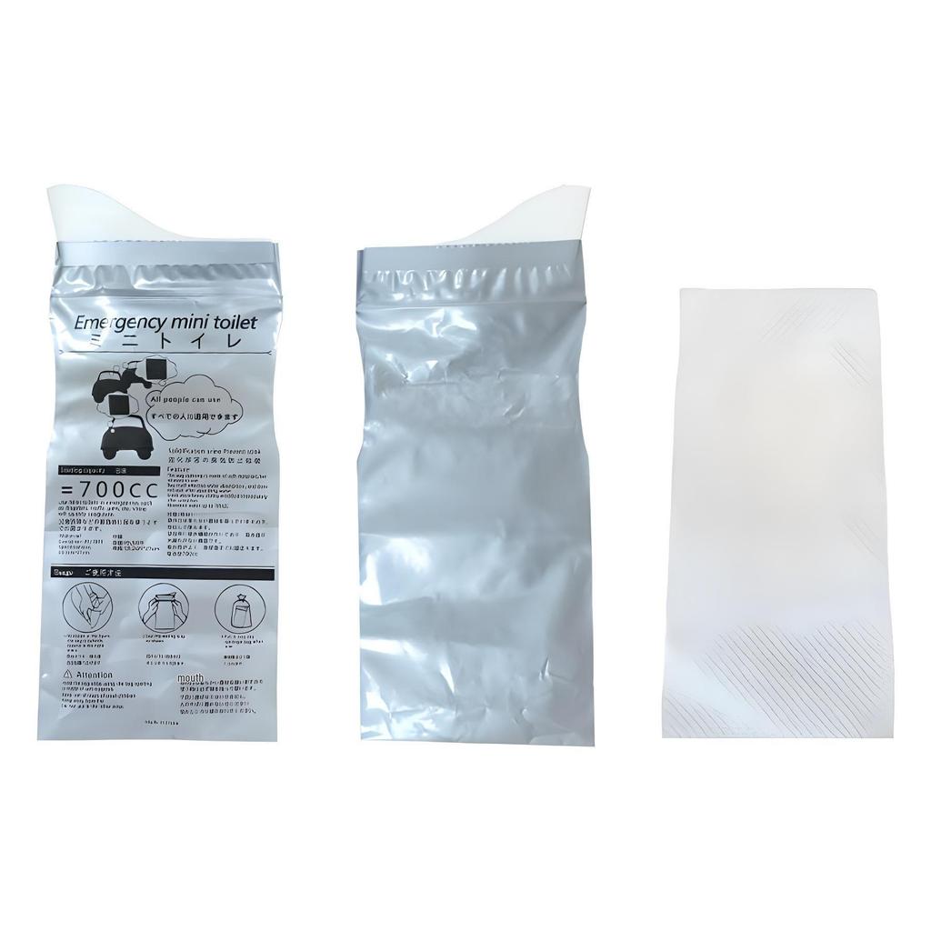 Portable Solidifying Urine Bag - 700cc Emergency Car Toilet Solution