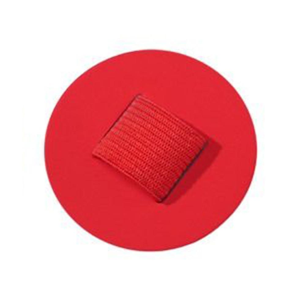 Circle Hair Band Pad Heart With Elastic Band Self-Adhesive Pen Clip Not Easy Fall Off Leather Decorative Hair Band