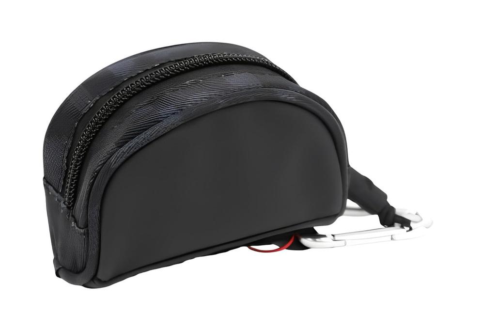 New Balance Golf Ball Holder [Leopard Print Double Check] (Holds 2 Balls) / 012-5184511 010_Black FR