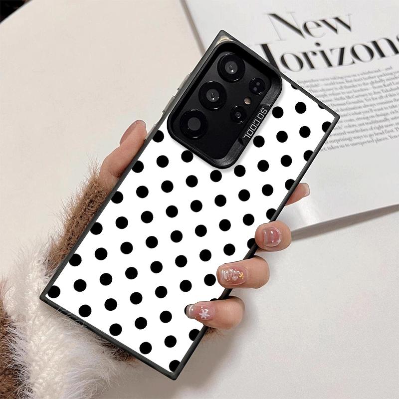 Polka Dots Art Fashion Desgin Shockproof Phone Case for Samsung Galaxy S26 Edge S25 Ultra S24 FE S23 Plus S21 Cover Anti Fall Fu