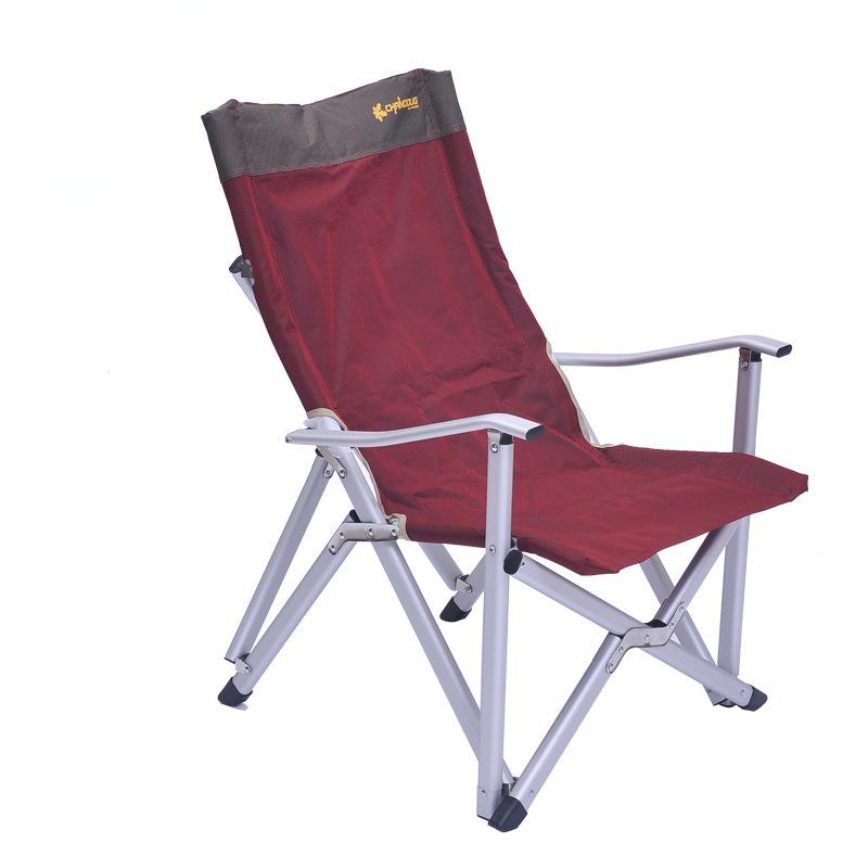 

Outdoor Thickened Aluminum Tube Armchair Camping Chair Dachuan Juchuan Folding