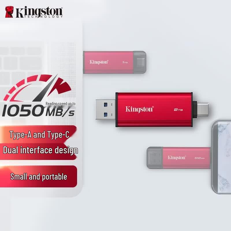

Kingston 512GB USB 3.2 Type-C Portable SSD
