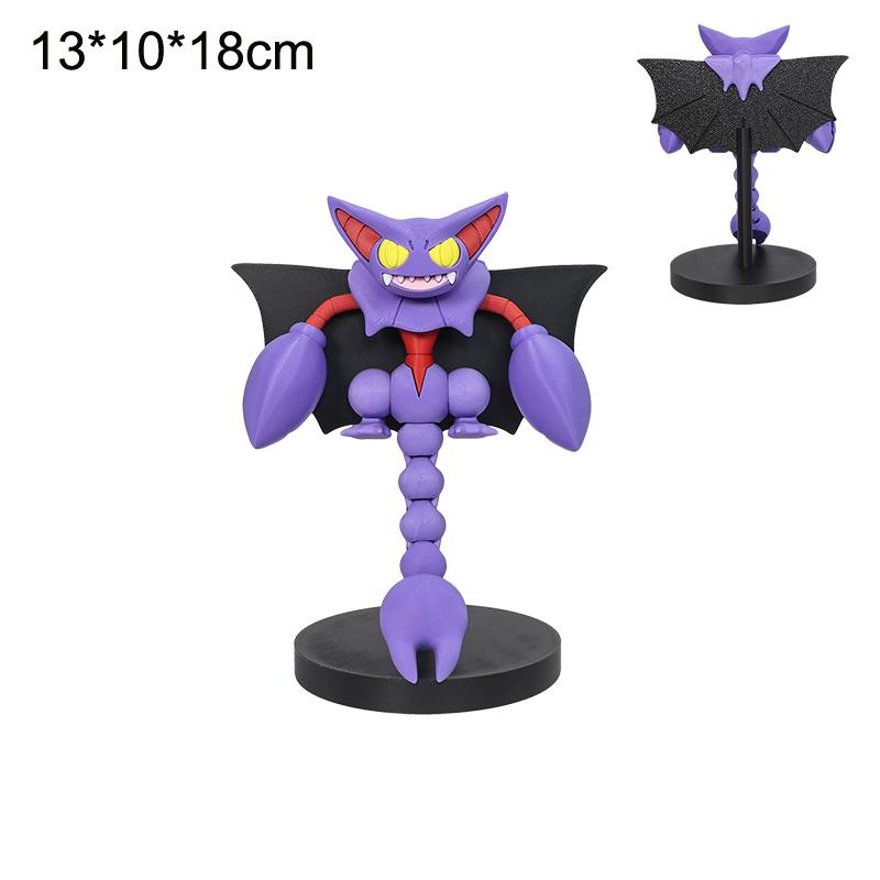3D Printed Anime Pokémon Action Figures Gliscor Movable Joint Model Toy Desktop Decoration Collection Toys Gift