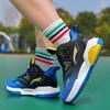 Herbst / Winter Kinder Basketballschuhe Mesh Atmungsaktiv Basketballschuhe für Mittlere und Große Kinder, Schnür-Sportschuhe