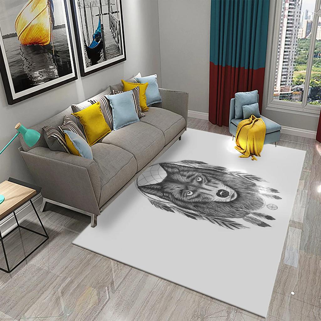 3D Traumfänger Teppiche Böhmischer Stil Bereichsteppich für Badezimmer Küche Eingang Rutschfeste Matte Schlafzimmer Wohnzimmer Dekor Bodenteppiche
