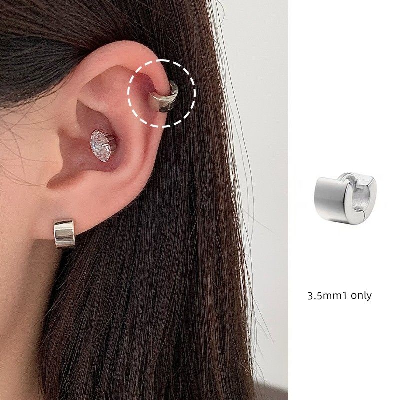 

Магазин Ringring Простой браслет Минималистичные женские серьги Inner diameter of 3.5mm