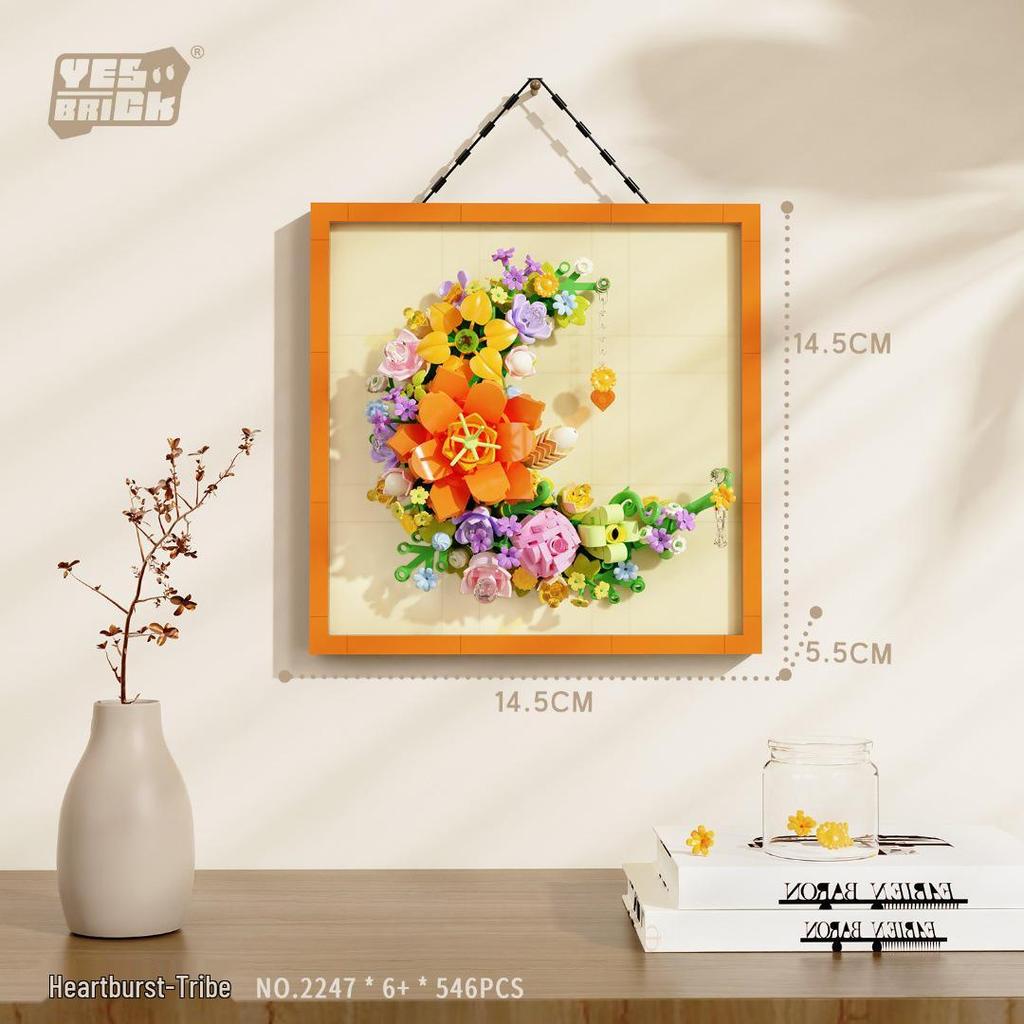 Blooming Series 3D Eternal Flower Photo Frame Toy and Desktop Ornament - Teacher's Day Gift