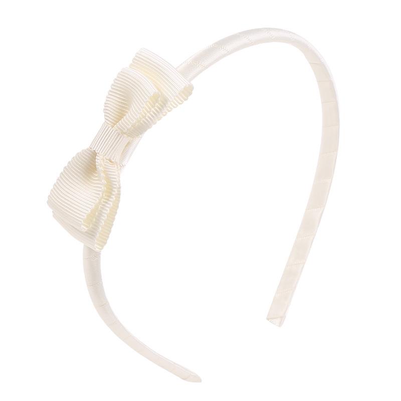 Cute Bow Headband: Spring/Summer New Threaded Fabric for Children