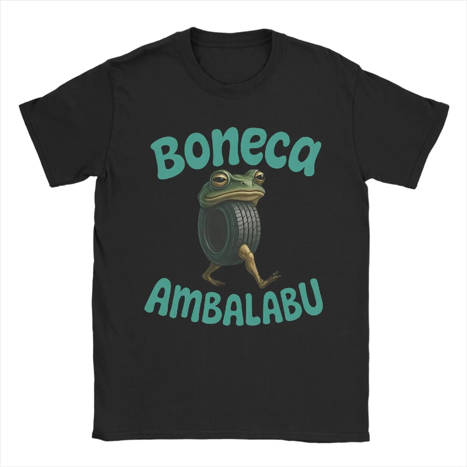 

Boneca Ambalabu Funny Italian Brainrot Men T Shirts Vintage Tees Short Sleeve Crewneck T-Shirts 100% Cotton Summer Tops XXXXXL різнокольоровий