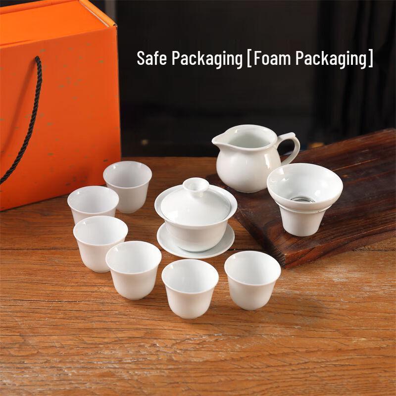 Bing Yue Ceramic Tea Set (Beauty Cup Style)