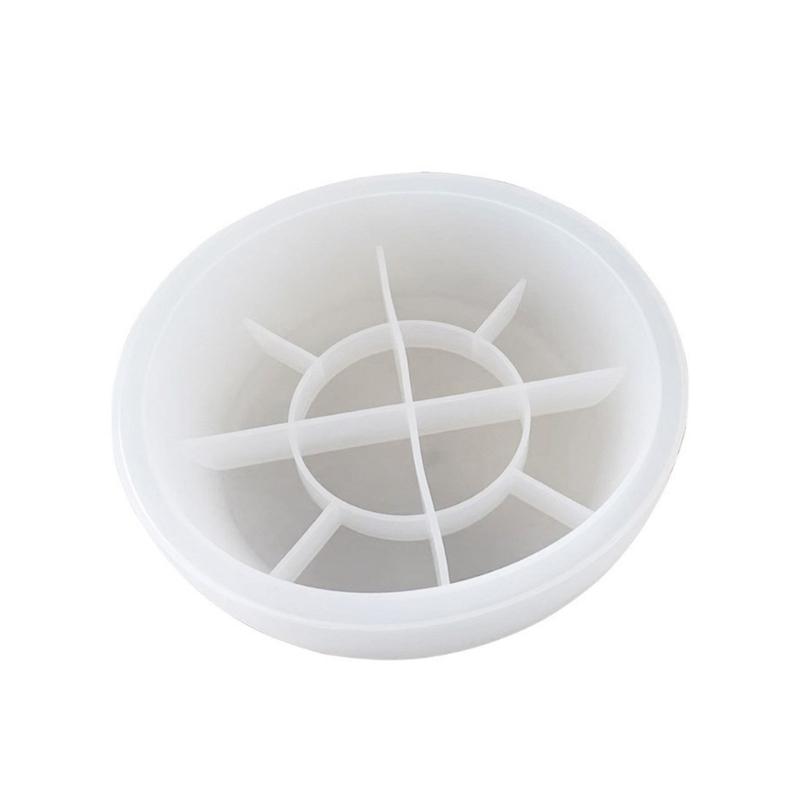 Fruit Bowl Resin Mold Silicone Tray Molds Epoxy Resin Casting Mould for Candle Holder Jewelry Storage Box Mold Decor