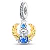 copper Golden Charm Crown Family Tree Safety Chain Hollow Bead Charms Compatible With Authentic Bracelets Women Jewellery Do It Yourself