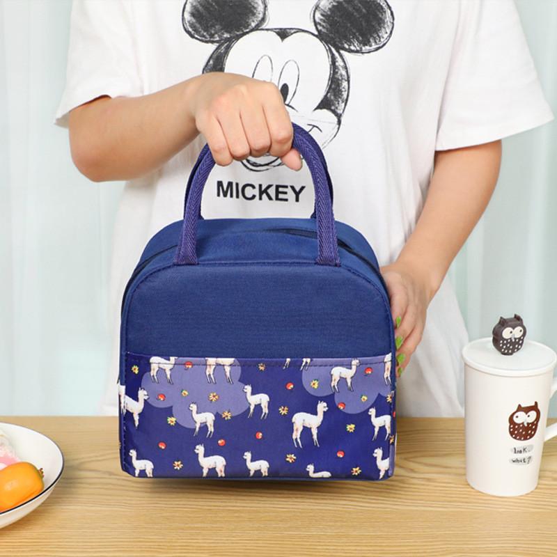 Heavy Duty Lunch Box Reusable Lunch Bags Cute Lunchboxes Kawaii Animal Lunch Bag Cooler for Picnic Office Work Travel