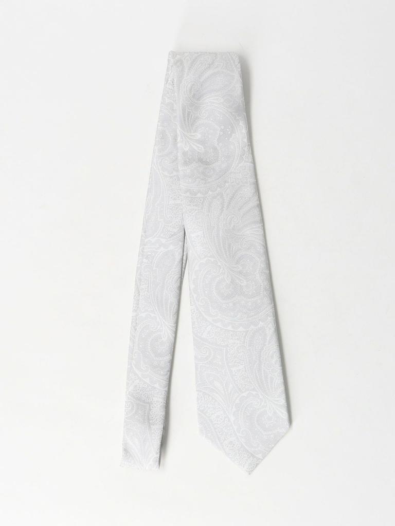 United Arrows Green Label Relaxing Silk Formal Paisley Necktie, 8.0cm, 31346992806 0100, White (01), Free Shipping