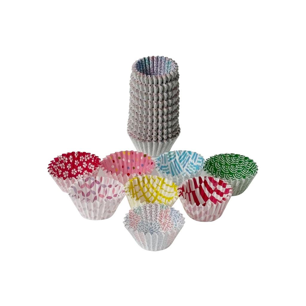 Alutem Japanese Pattern Bento Cups Size 6 Deep Type 240pcs Microwave Safe Made in Japan