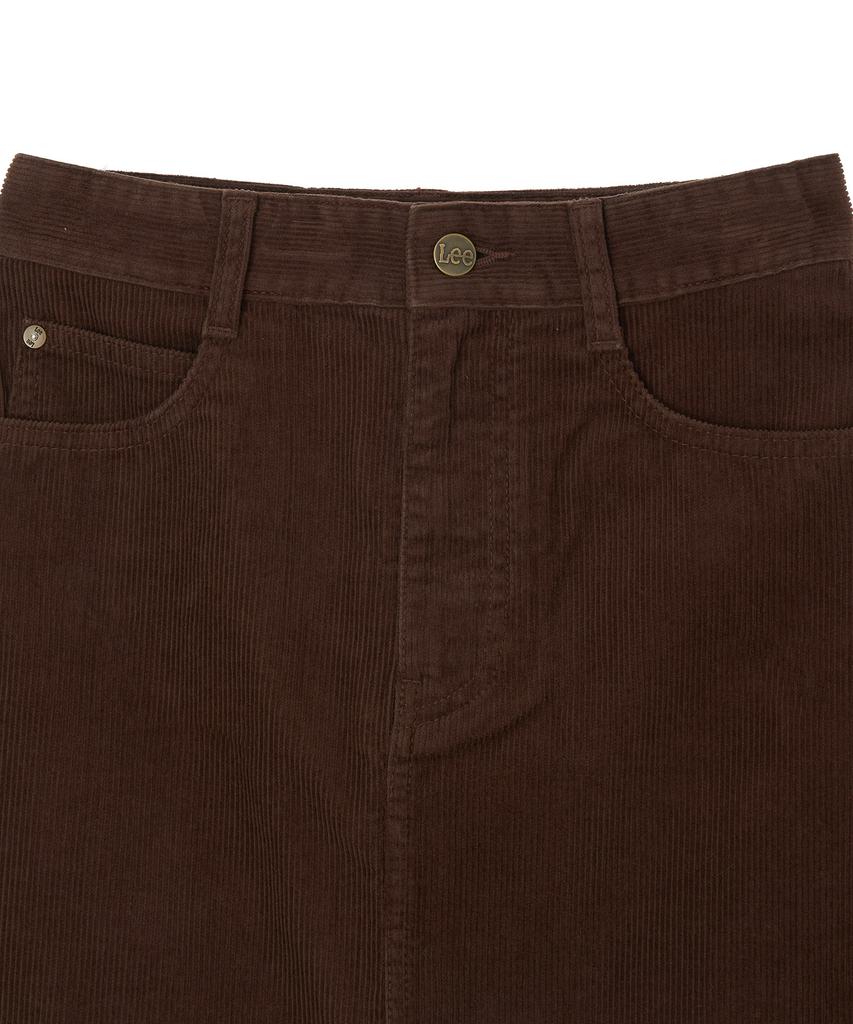 Lee Corduroy Mini Skirt Brown