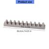 82176 Short Rack Gear Replacement Part for Hand Crank Shoe Repair Machine, Metal Rack for 29K 29K71 29K73 Repair Service Tasks Shop