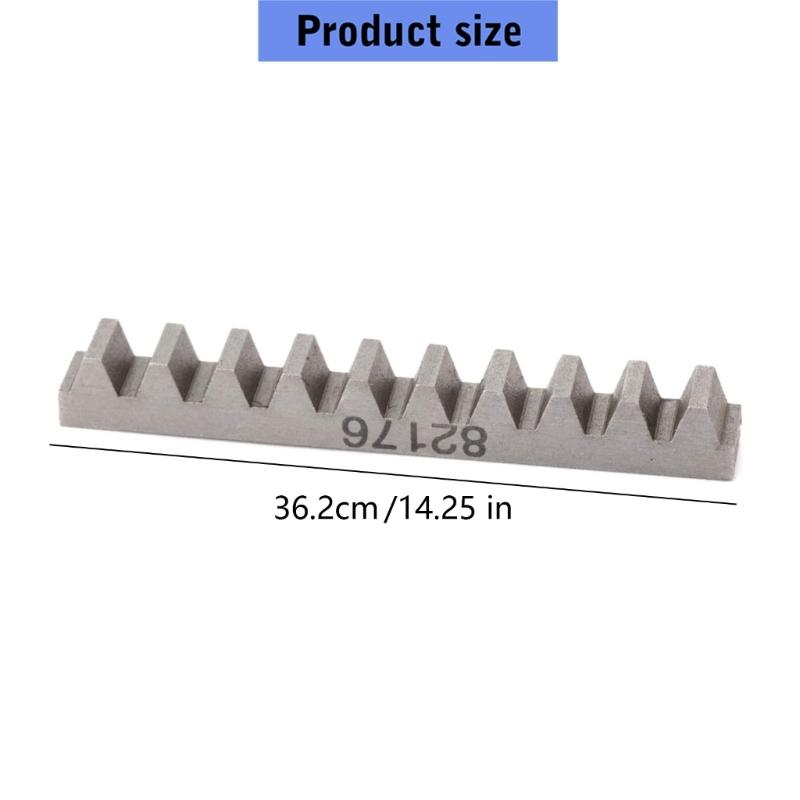 82176 Short Rack Gear Replacement Part for Hand Crank Shoe Repair Machine, Metal Rack for 29K 29K71 29K73 Repair Service Tasks Shop