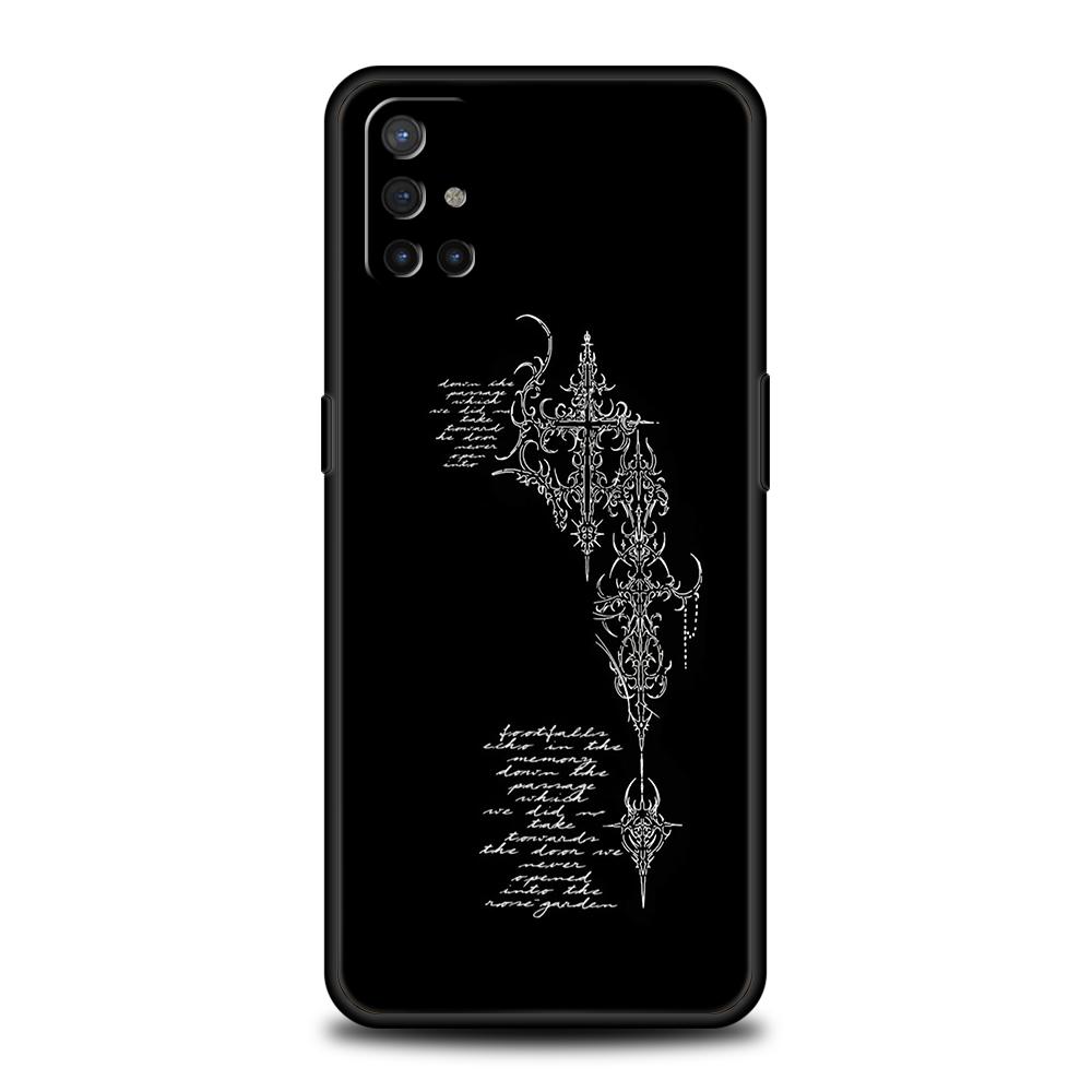 Phone Case For OnePlus 13 12 11 10 9 Pro 9T 13R 12R 10R 9R 9RT 10T 8T 8 Nord 2T CE 2 3 5G N200 N30 Cover Cyber Sigil Cross Line