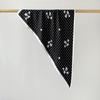 Twill Light Luxury High Sense Simulation Silk Headscarf Waist Triangle Scarf Silk Scarf Multi-Function