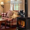 Wood Burning Stove Fan Replacement Wood Burners Double Head Shape Fireplaces Fan Stove Accessories Energy Saving