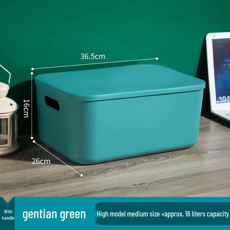 Colorful Macaron Storage Box Set - Dustproof Organizer for Bathroom, Bedroom, Cosmetics, Toys & More (5 Pieces)