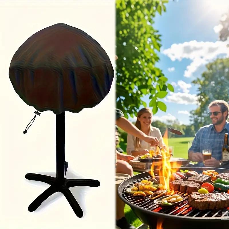 A Waterproof Barbecue Grill Cover Featuring a Drawstring closure,Suitable for Outdoor Barbecue Grills