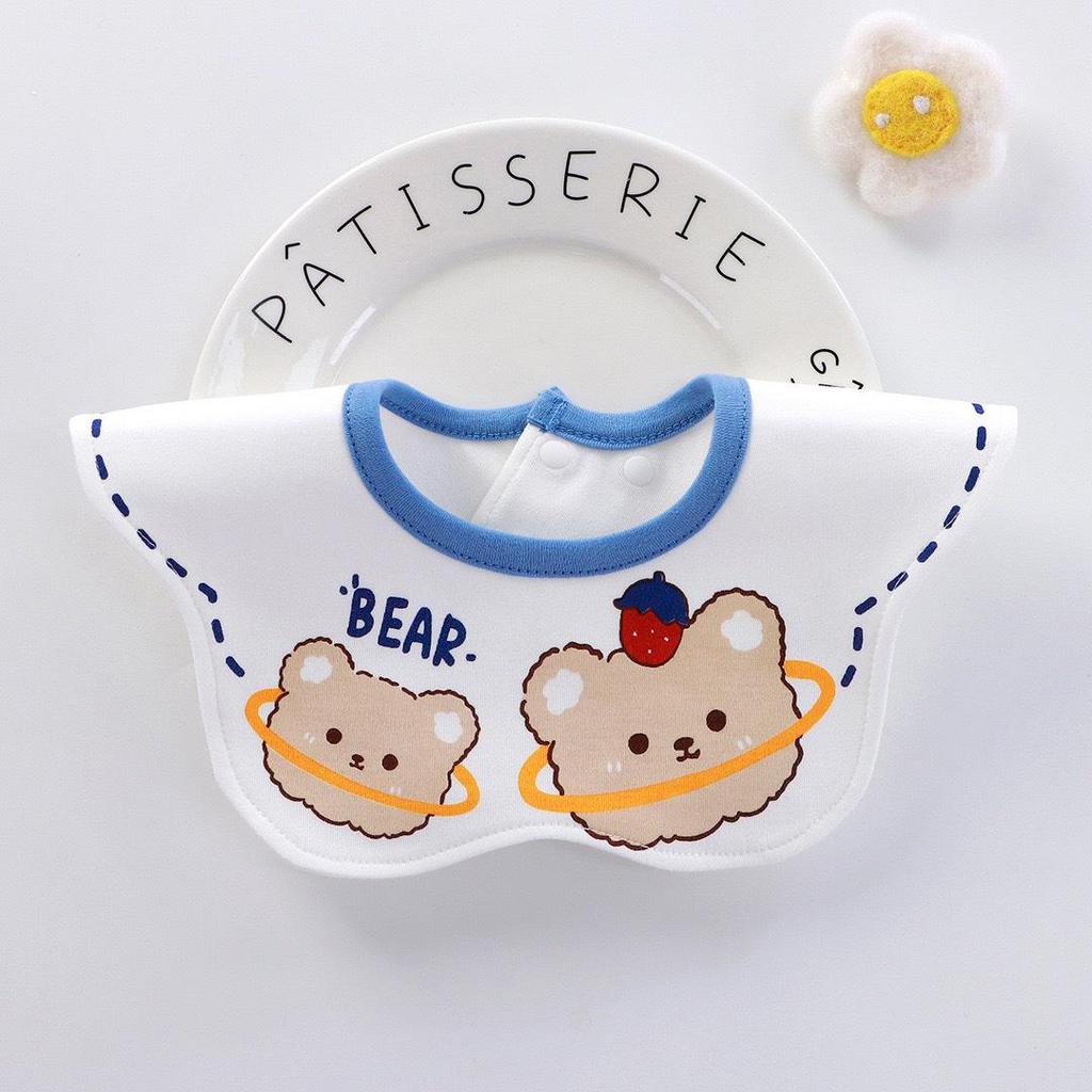 Custom A-grade Cotton Waterproof Baby Bibs - Super Soft & Absorbent Newborn Eating & Drool Protection