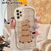 Phone Case: 2D Flat Samsung Galaxy A34 A35 M05 M06 S20 S22 S21 FE Plus 5G Protective Case, Couple Style, Stackable Capybara, Christmas and Halloween G