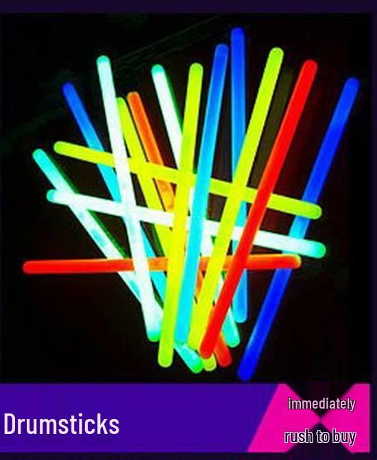 Glow Stick Bracelets: Luminous Wristbands & Drumsticks for Concerts and Weddings