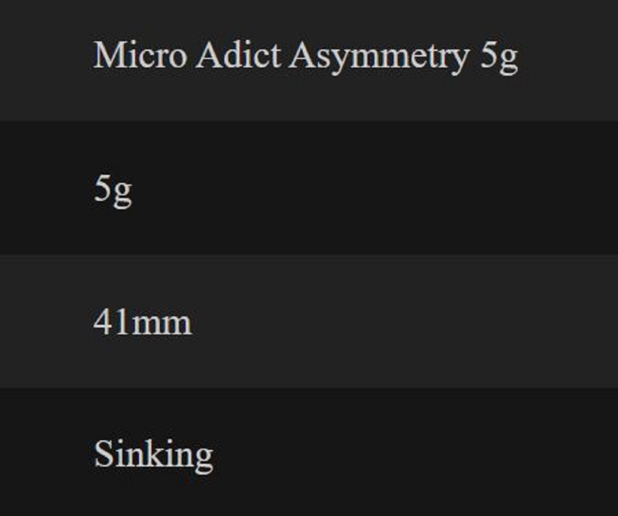 Little Jack Métal Jig Micro Adict Asymmetry 35mm 3 Grammes 09 (8648